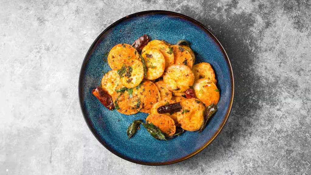 Delicious Ghee Roast Podi Idlis at Hyderabad Cook House in Edmonton, AB