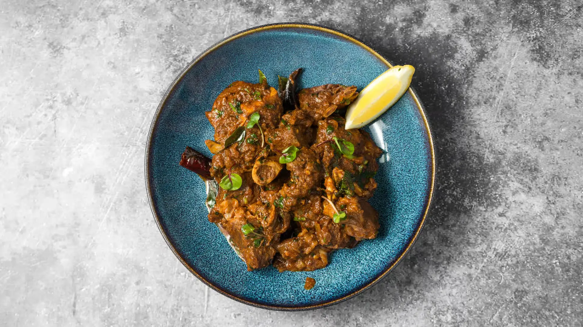Delicious Mutton Sukka at Hyderabad Cook House in Edmonton, AB