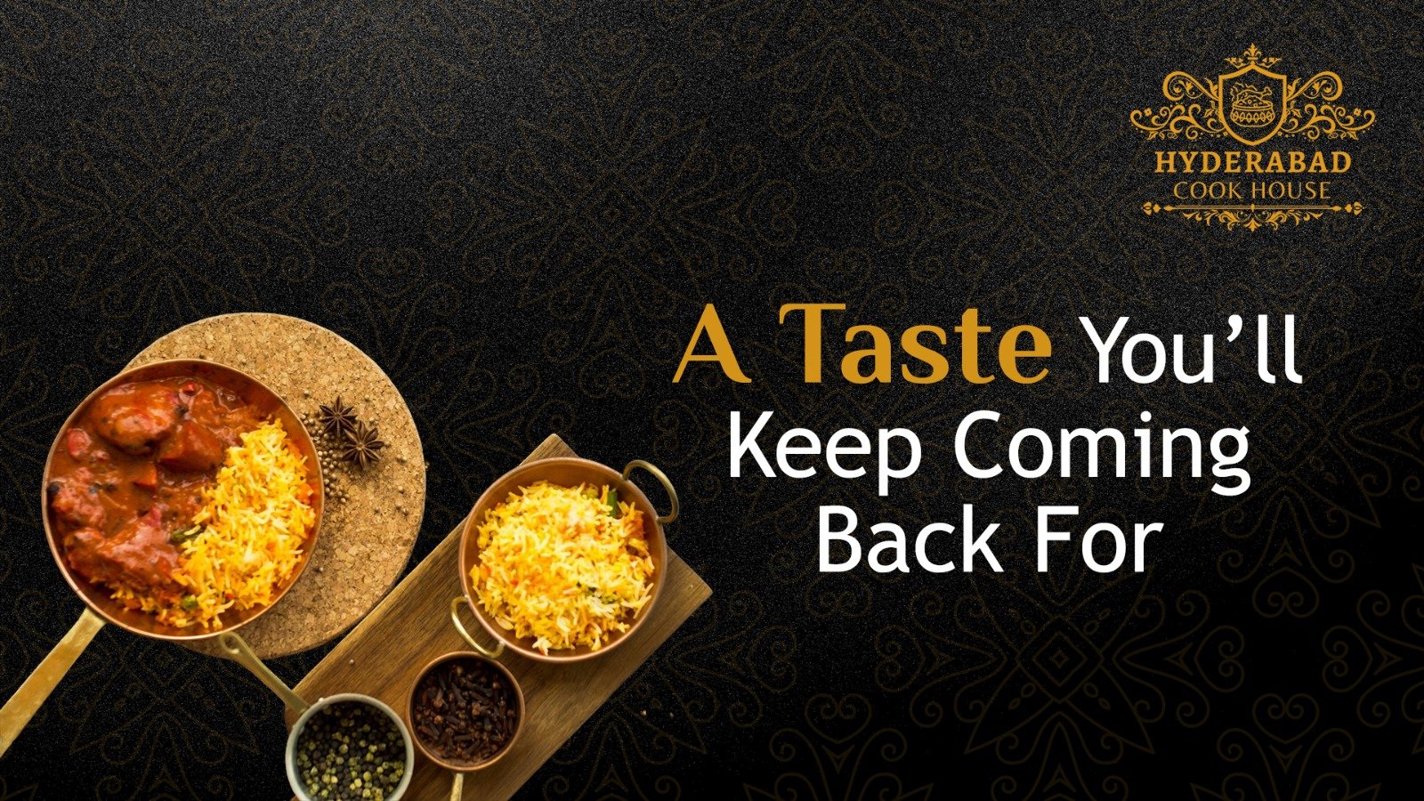A taste you’ll keep coming back for at Hyderabad Cook House with authentic Hyderabadi flavors